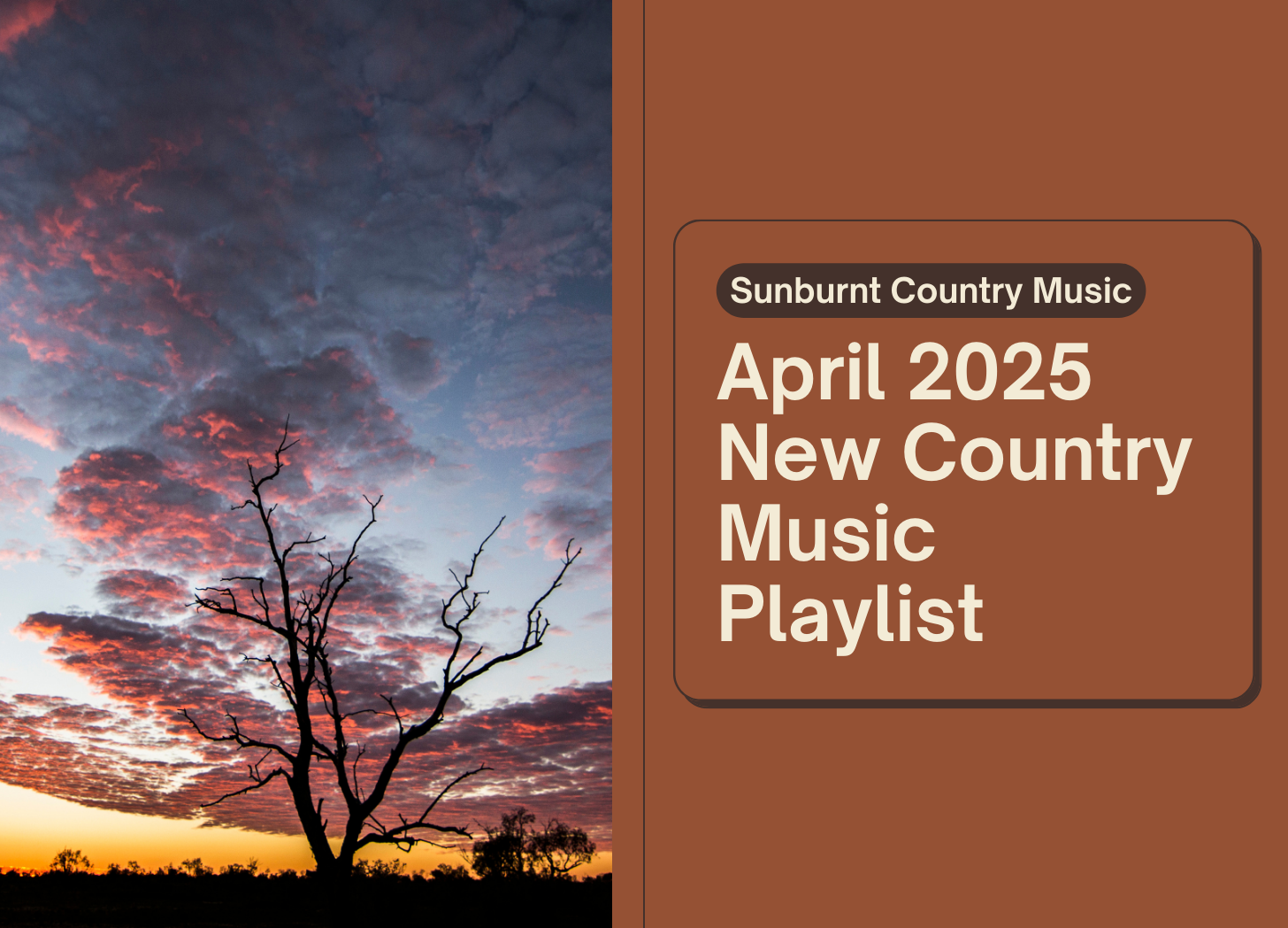 PLAYLIST: April 2025 new releases country music