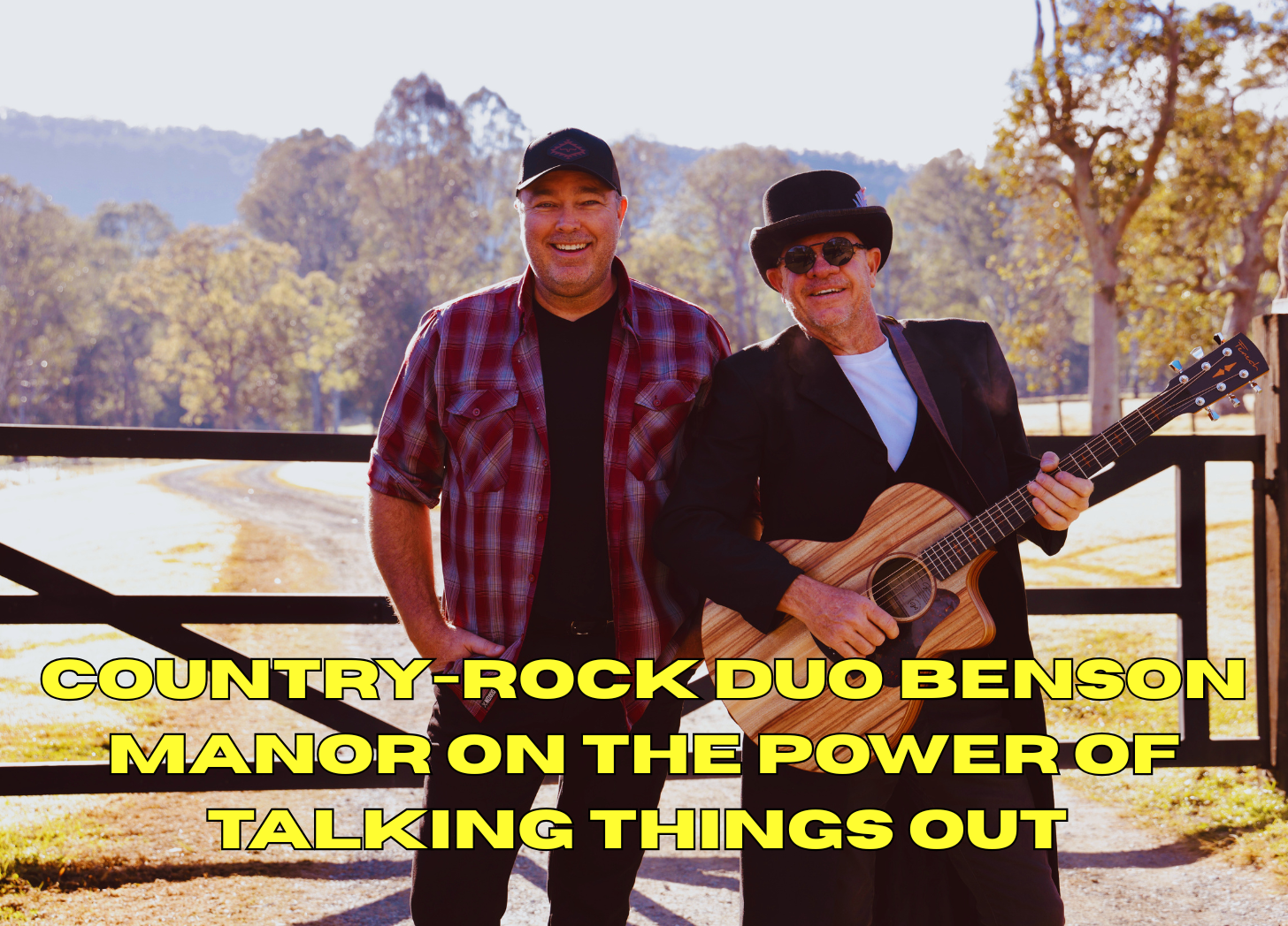 INTERVIEW: Country-rock duo Benson Manor on the power of talking things out 