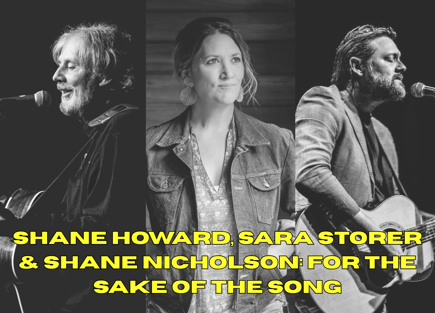 INTERVIEW: Sara Storer, Shane Nicholson & Shane Howard on their special show, For the Sake of the Song 